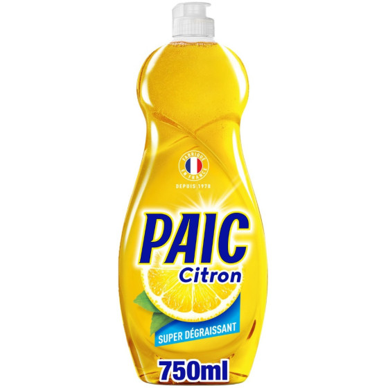LIQUIDE VAISSELLE CITRON PAIC 750ML
