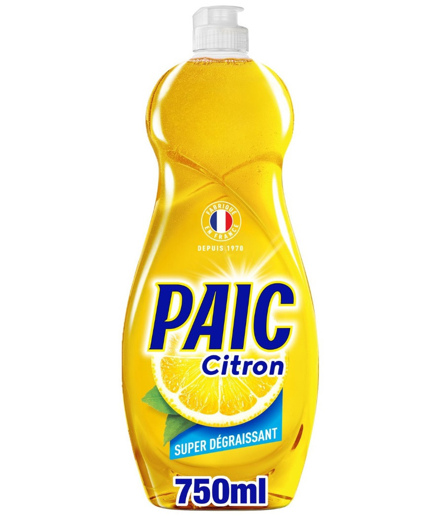 LIQUIDE VAISSELLE CITRON PAIC 750ML