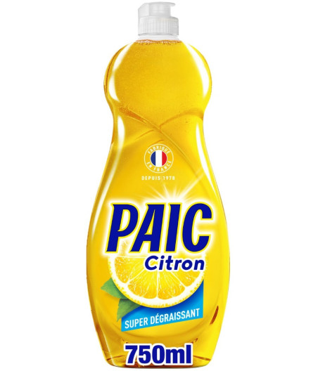 LIQUIDE VAISSELLE CITRON PAIC 750ML