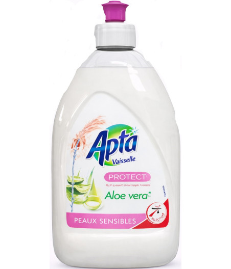 LIQUIDE VAISSELLE PROTECT ALOE VERRA APTA 50CL