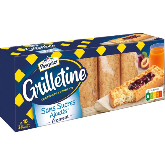 PAIN GRILLE GRILLETINE AU FROMENT PASQUIER 255G