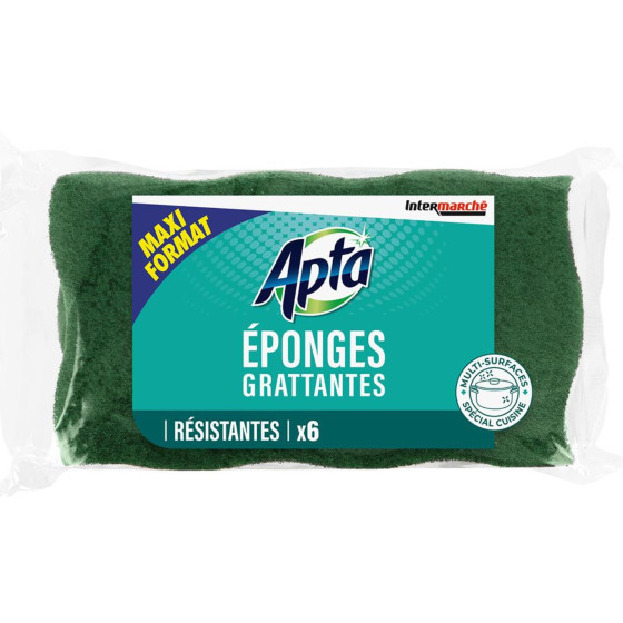 EPONGES GRATTANTES VERTES APTA X6