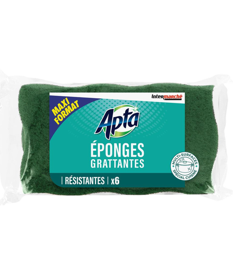 EPONGES GRATTANTES VERTES APTA X6