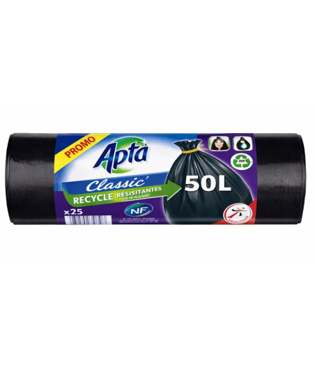 SAC POUBELLE CLASSIC APTA 10X50L