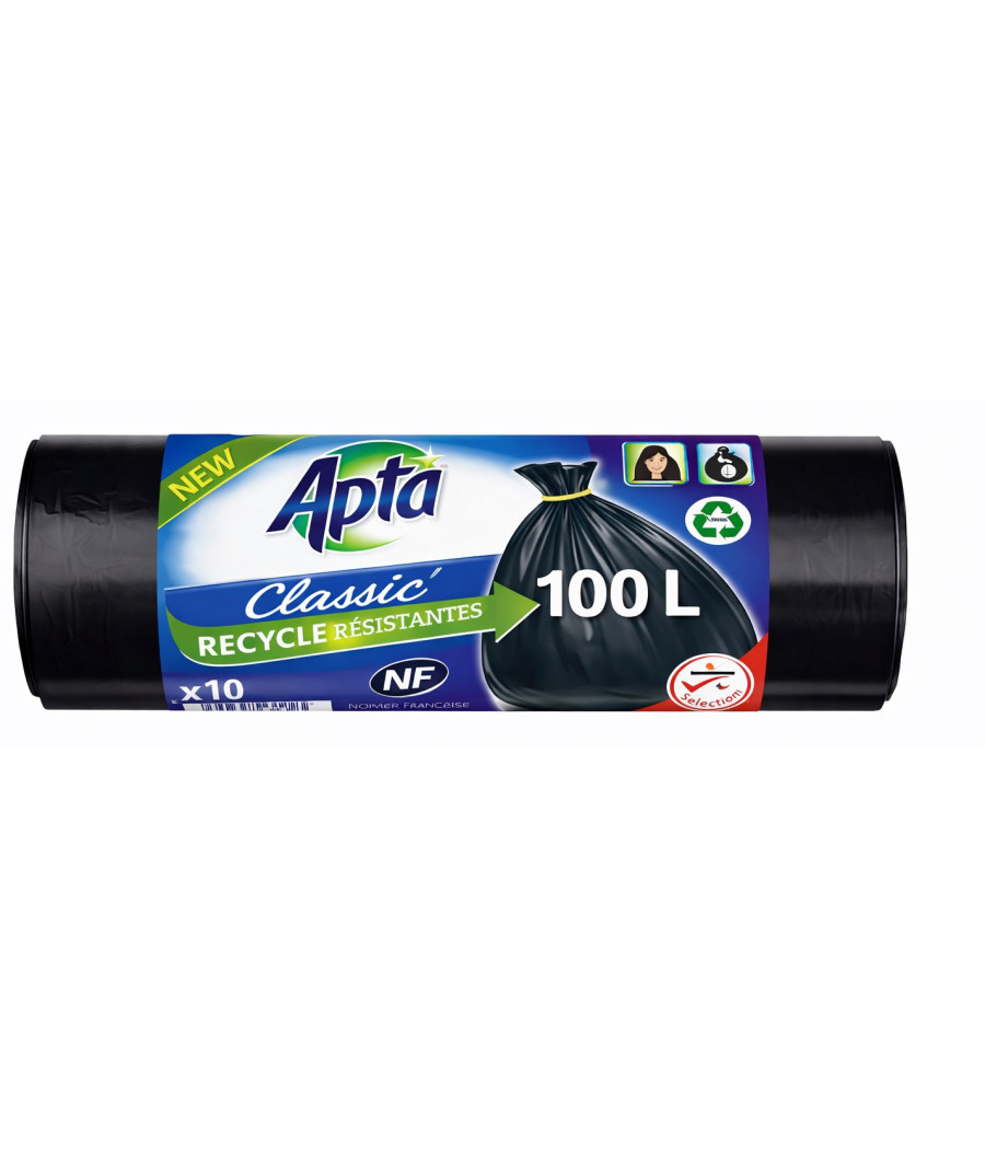 SAC POUBELLE CLASSIC APTA 10X100L