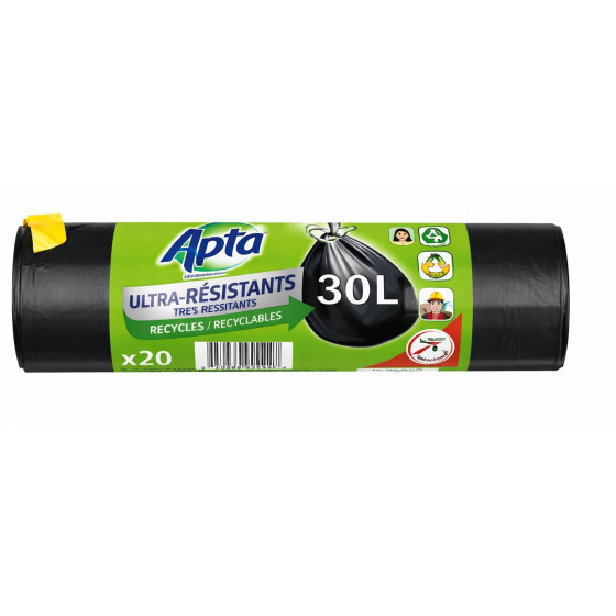 SAC POUBELLE ULTRA RESISTANT APTA 20X30L