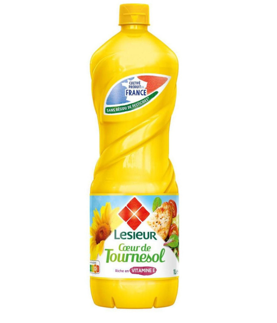 HUILE COEUR DE TOURNESOL LESIEUR 1L