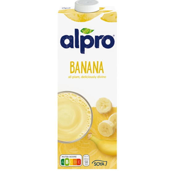 BOISSON VEGETALE SOJA BANANE ALPRO 1L