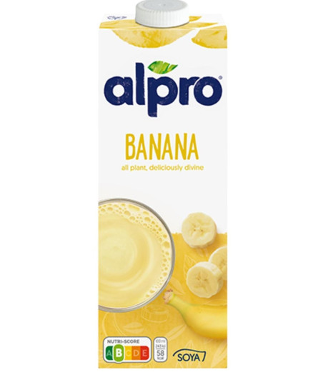 BOISSON VEGETALE SOJA BANANE ALPRO 1L