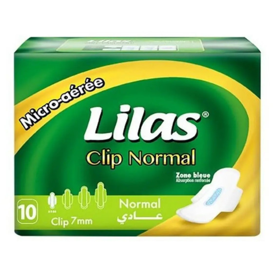 SERVIETTES HYGIENIQUES CLIP NORMAL MICRO-AERE X10