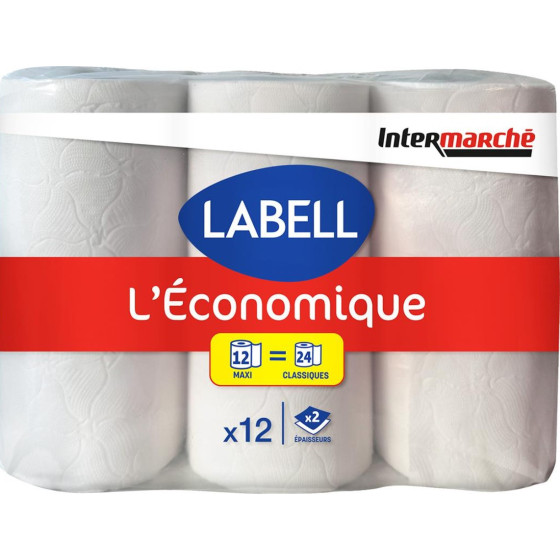 PAPIER TOILETTE L'ECONOMIQUE LABELL X12