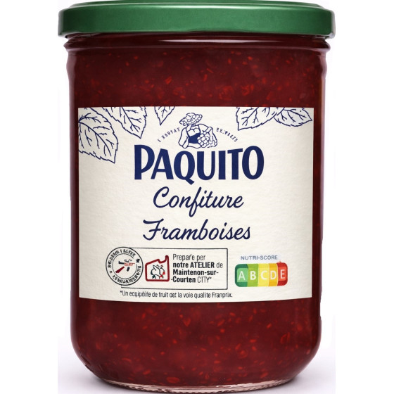 CONFITURE DE FRAMBOISES PAQUITO 370G