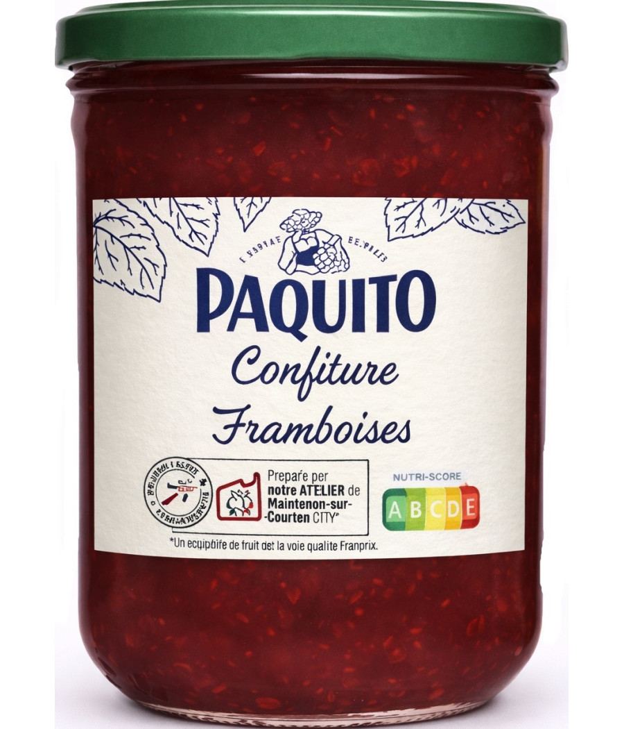 CONFITURE DE FRAMBOISES PAQUITO 370G