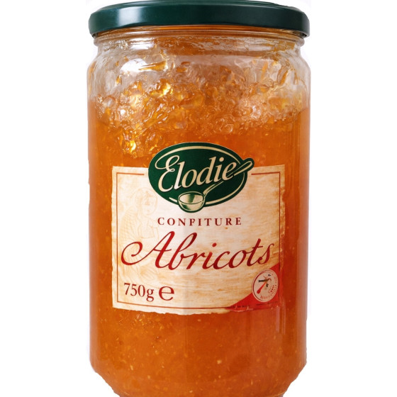 CONFITURE EXTRA D'ABRICOTS ELODIE 750G