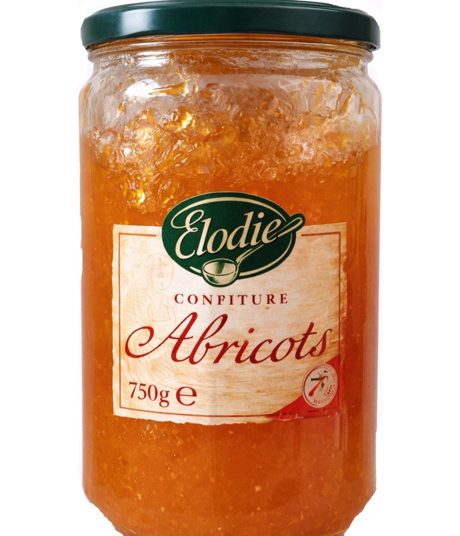 CONFITURE EXTRA D'ABRICOTS ELODIE 750G