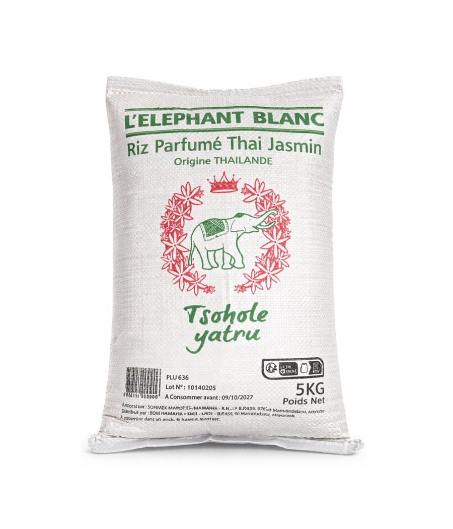 RIZ PARFUME THAI JASMIN L'ELEPHANT BLANC 5KG