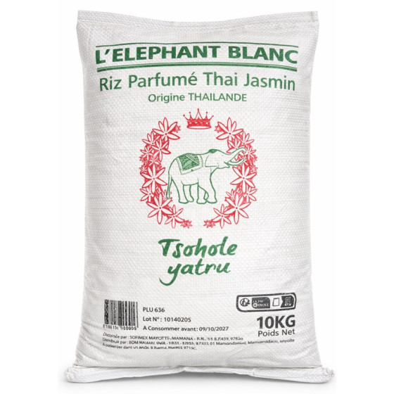 RIZ PARFUME THAI JASMIN L'ELEPHANT BLANC 10KG