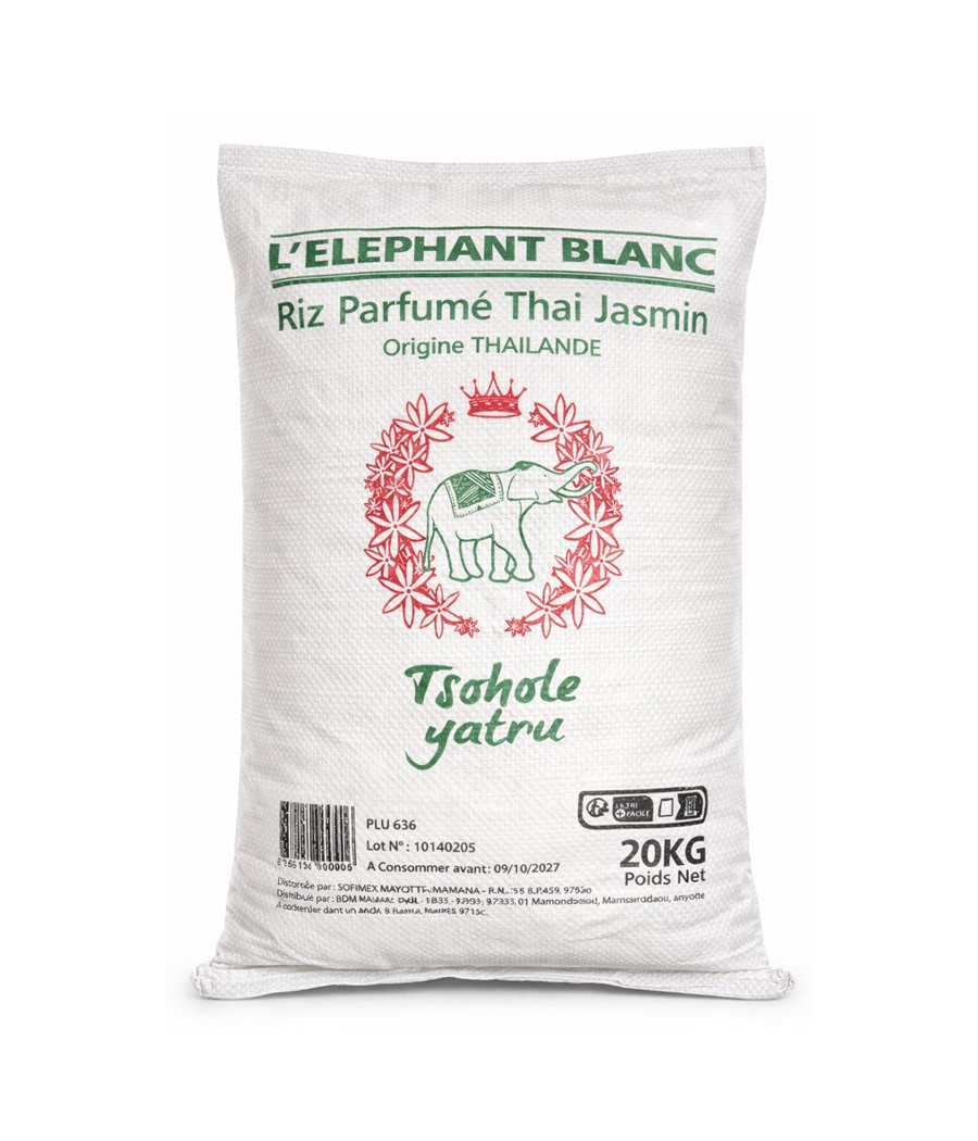 RIZ PARFUME THAI JASMIN L'ELEPHANT BLANC 20KG