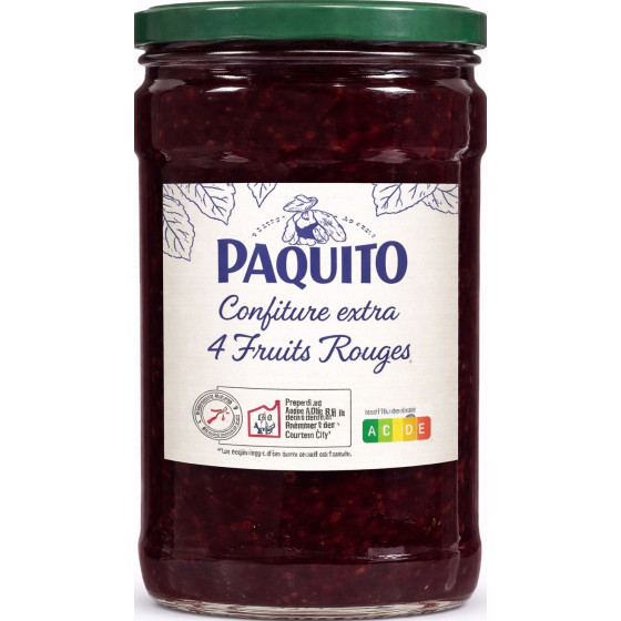 CONFITURE EXTRA 4 FRUITS ROUGES PAQUITO 750G
