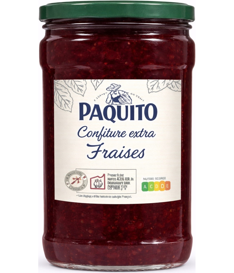 CONFITURE EXTRA DE FRAISES PAQUITO 750G