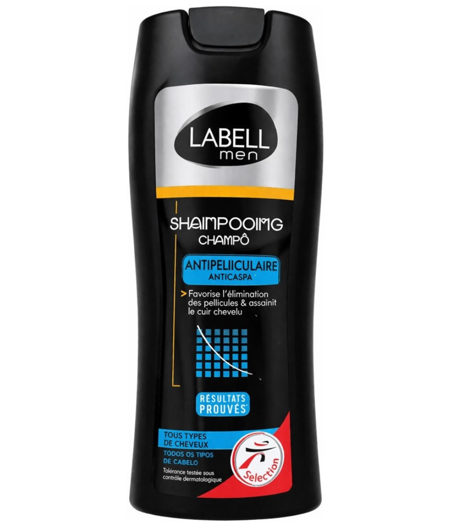 SHAMPOING MEN ANTIPELLICULAIRE LABELL 300ML
