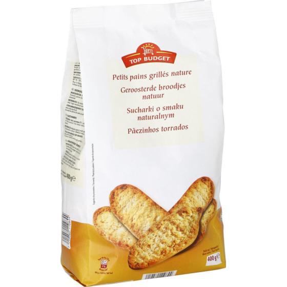 PETITS PAINS GRILLES NATURE 400G