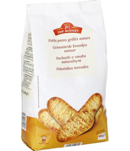 PETITS PAINS GRILLES NATURE 400G