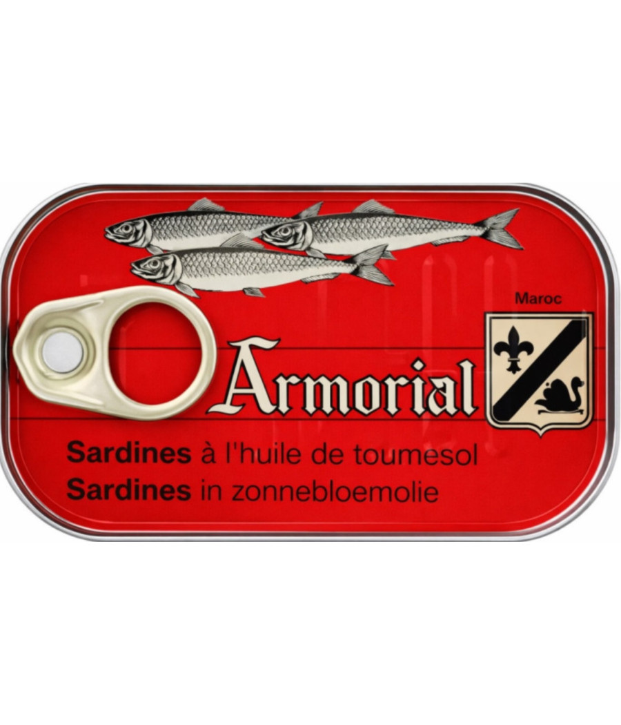 SARDINES HUILE DE TOURNESOL 120 G