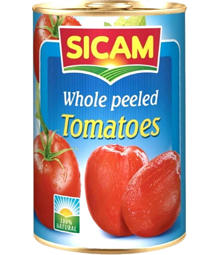 TOMATES PELEES ENTIERES SICAM 400G