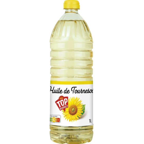 HUILE DE TOURNESOL TOP BUDGET 1L