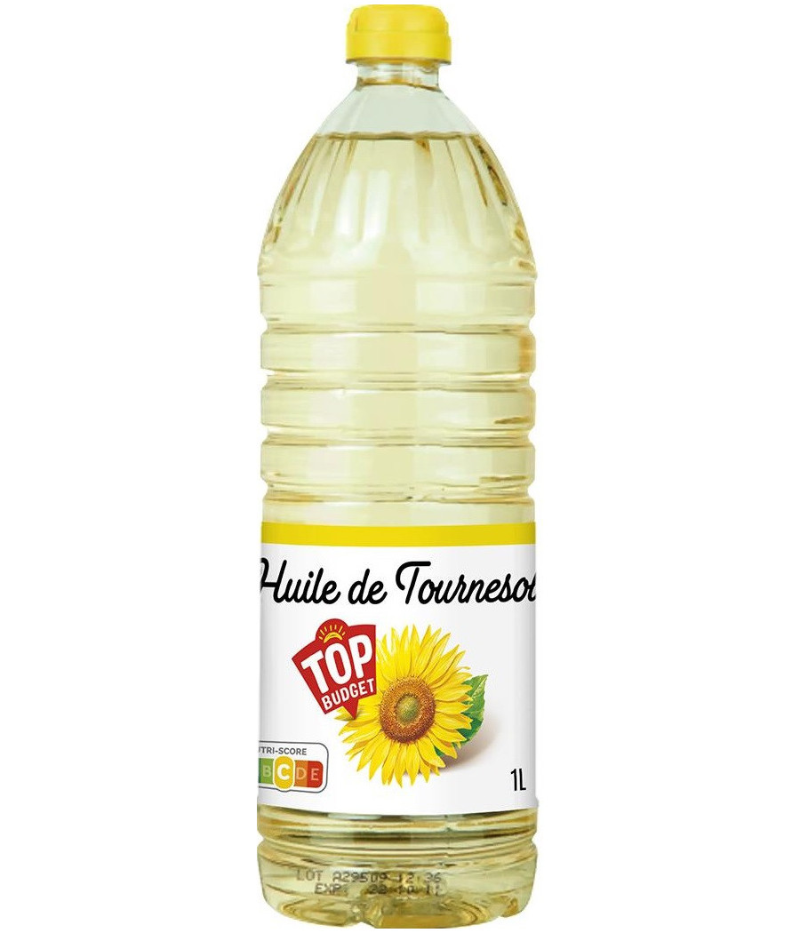 HUILE DE TOURNESOL TOP BUDGET 1L