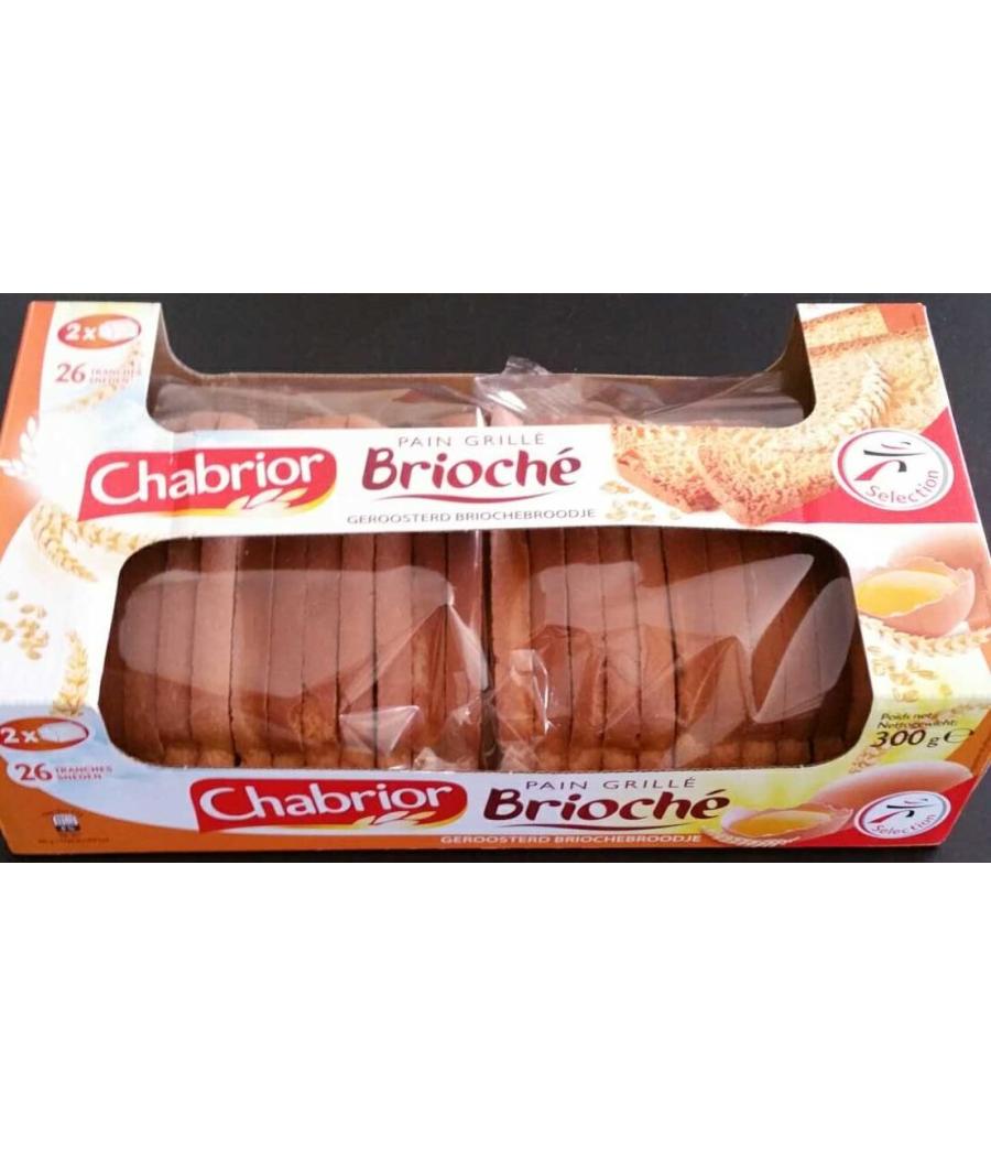 PAIN GRILLE BRIOCHE CHABRIOR 300 G