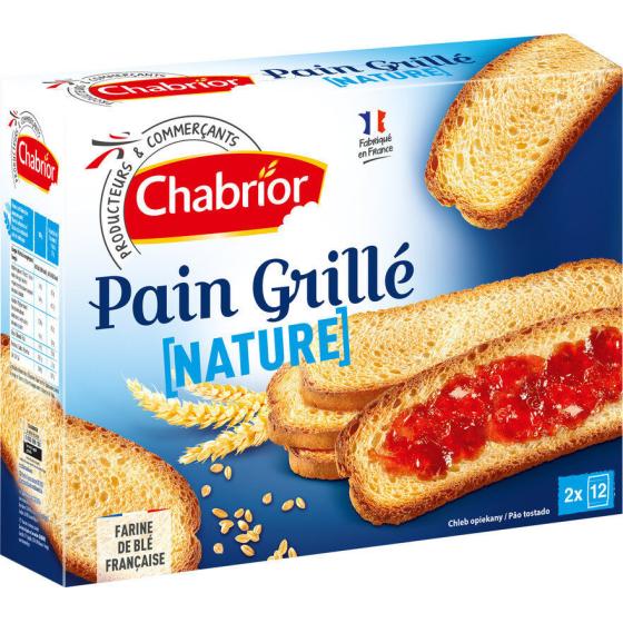 PAIN GRILLE NATURE CHABRIOR 500G