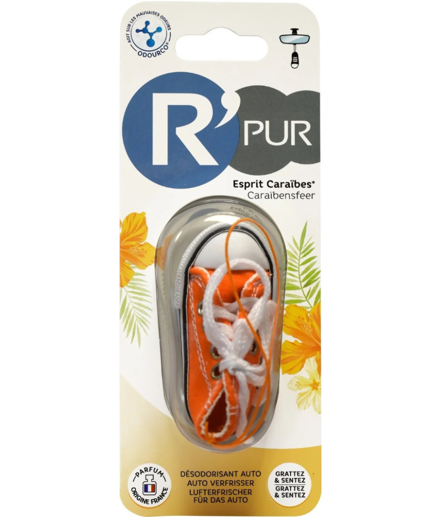DESODORISANT AUTO BASKET ESPRIT CARAIBES R'PUR
