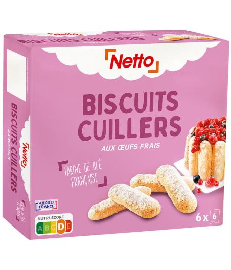 BISCUITS CUILLERS AUX OEUFS FRAIS NETTO 300G