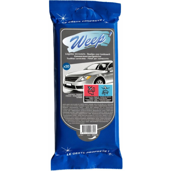LINGETTES CARROSSERIE WEEP X20