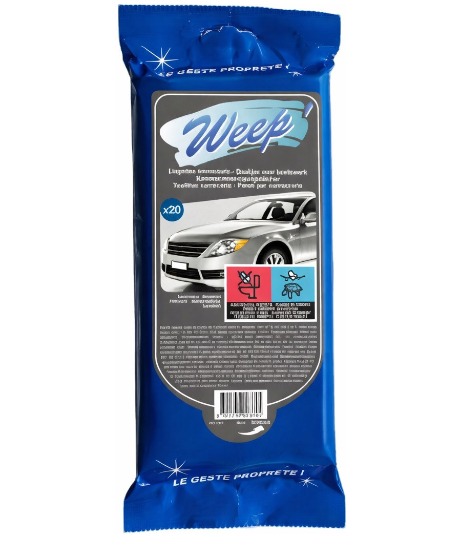 LINGETTES CARROSSERIE WEEP X20