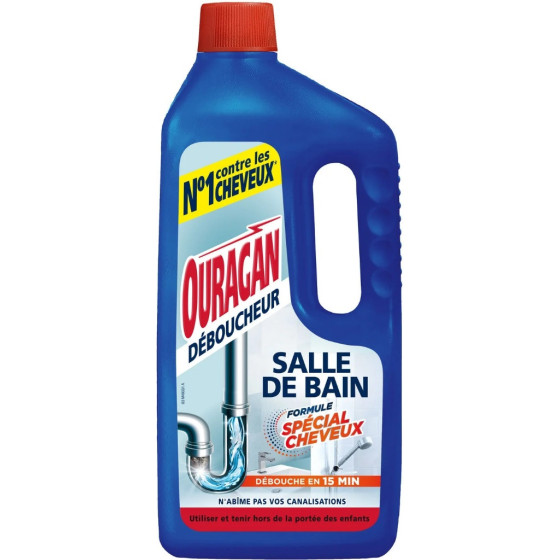 GEL DEBOUCHEUR CHEVEUX CLEAN OURAGAN 1L