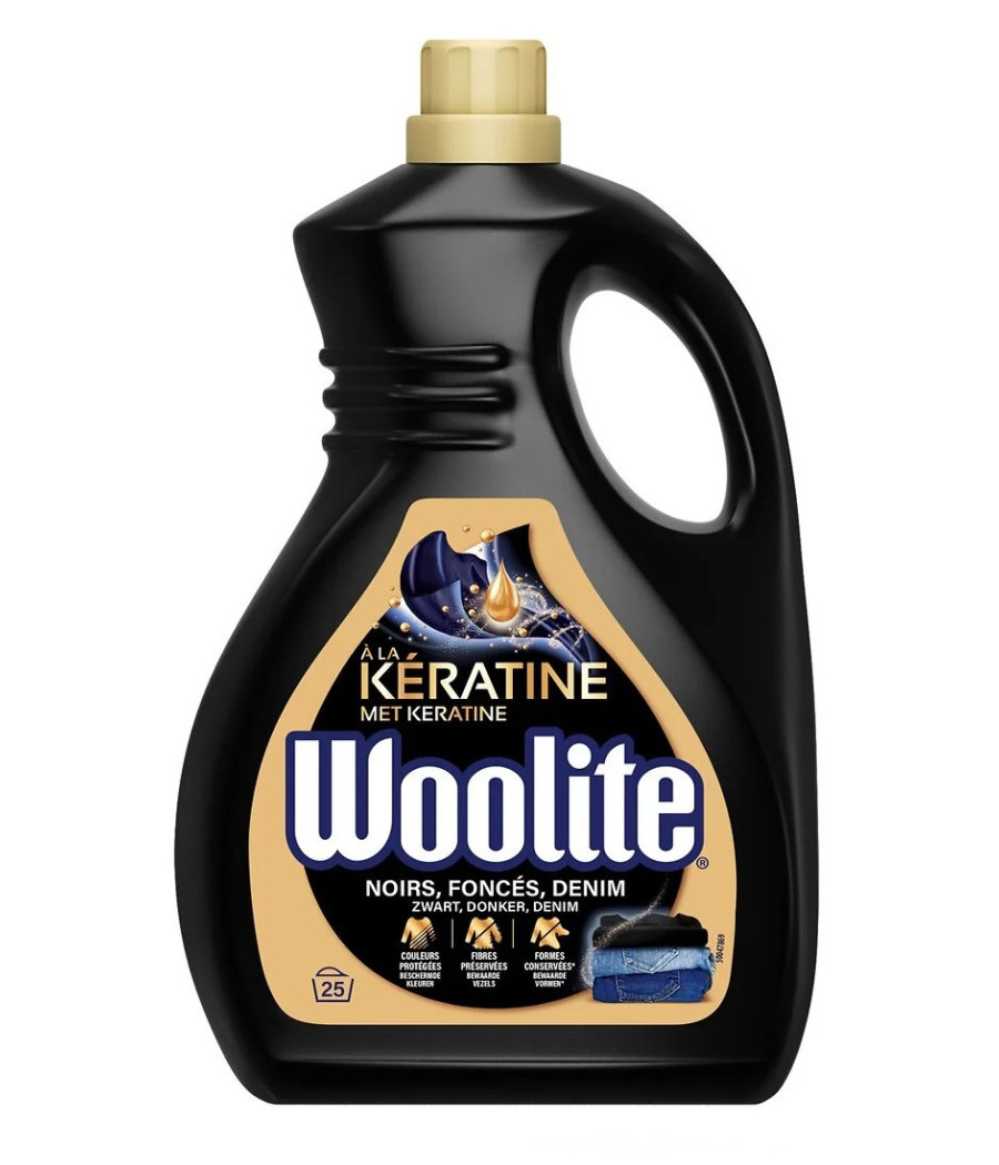 LESSIVE LIQUIDE MIX NOIR ET FONCES WOOLITE 1.5L