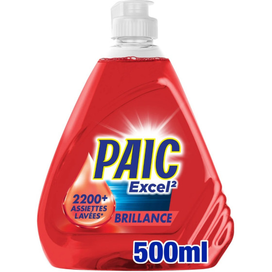 LIQUIDE VAISSELLE  EXCEL BRILLANCE PAIC 500ML