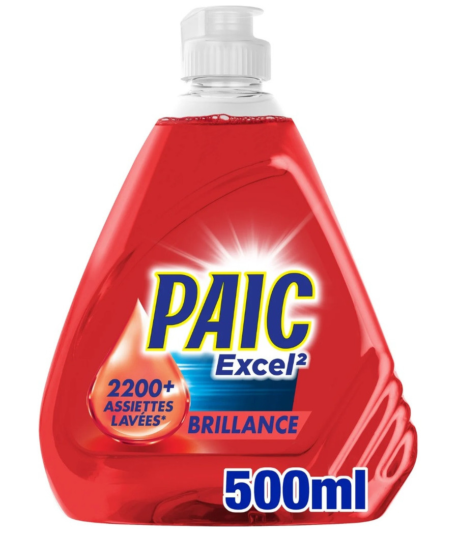 LIQUIDE VAISSELLE  EXCEL BRILLANCE PAIC 500ML