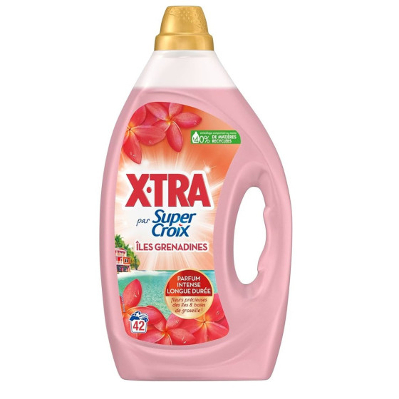 LESSIVE LIQUIDE SUPER CROIX ILES GRENADINES X.TRA 1.89L