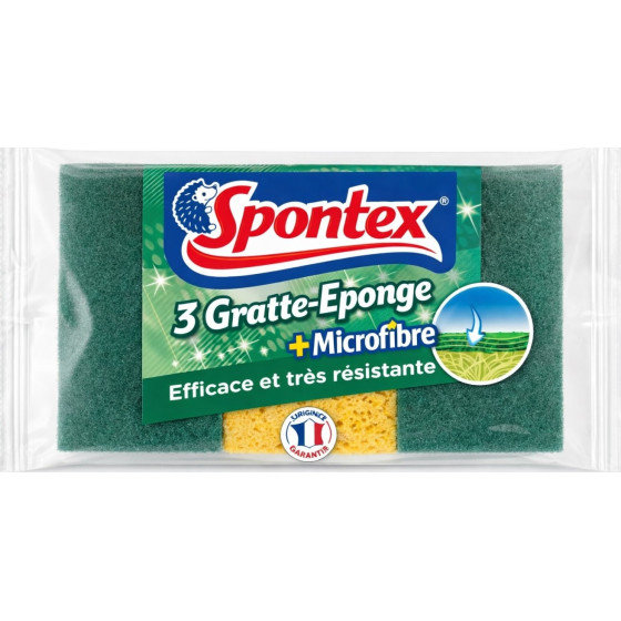 GRATTE EPON MICROFRIBRE SPONTEX