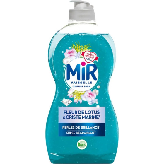 LIQUIDE VAISSELLE FLEUR DE LOTUS ET CRISTE MARINE MIR 450ML