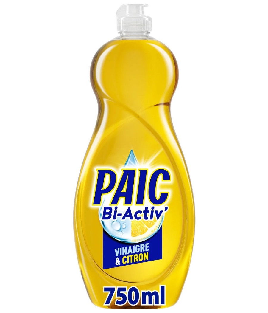 LIQUIDE VAISSELE BI-ACTIV CITRON PAIC 750ML