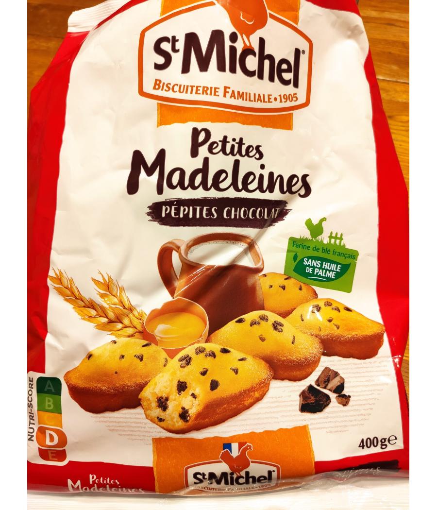 PETITE MADELEINE AUX PÉPITES DE CHOCOLAT 400 G