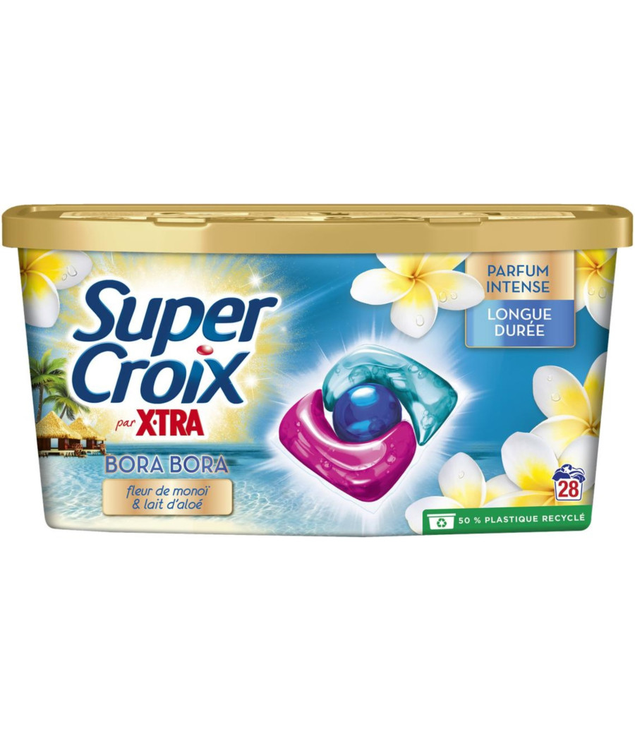 LESSIVE BORA BOR SUPER CROIX X.TRA 28 CAPSULES