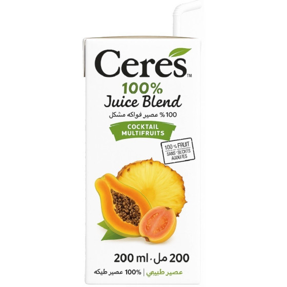 JUS COCKTAIL MULTIFRUITS CERES 20CL