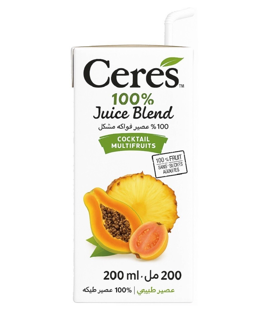 JUS COCKTAIL MULTIFRUITS CERES 20CL