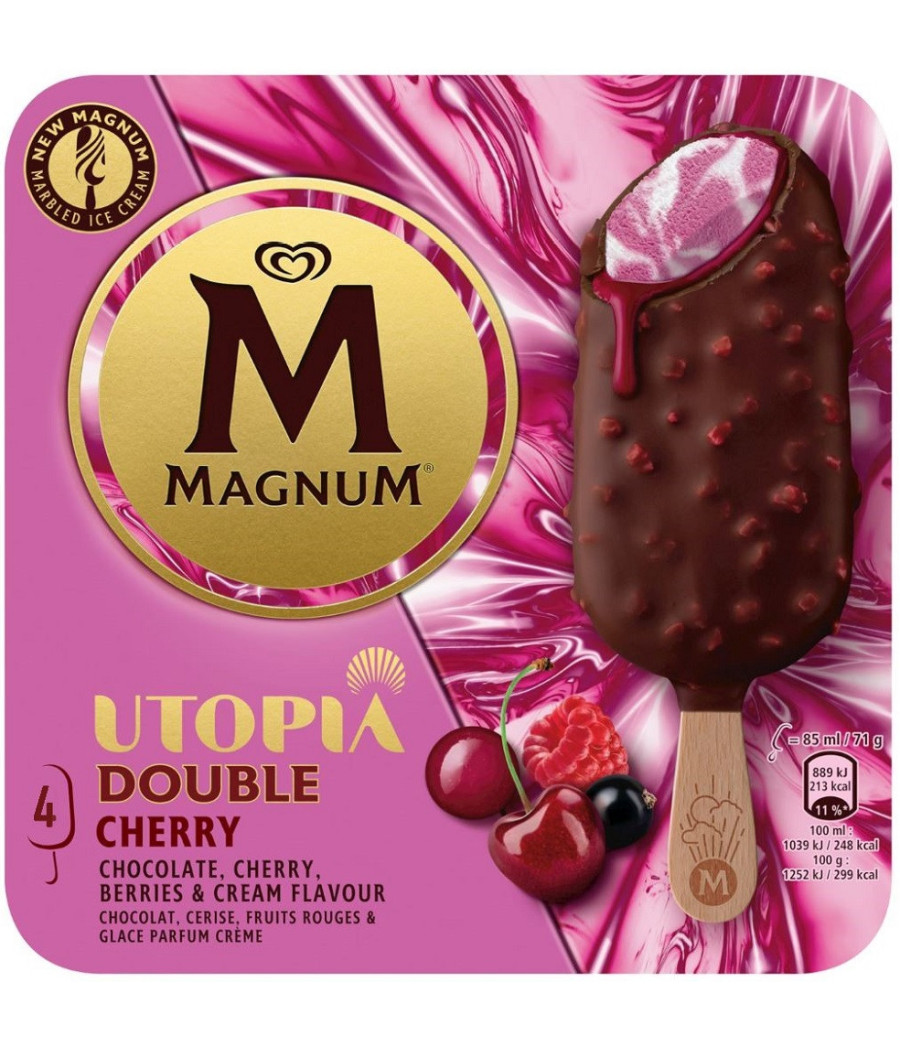 GLACE UTOPIA DOUBLE CHERRY MAGNUM 4X 71G